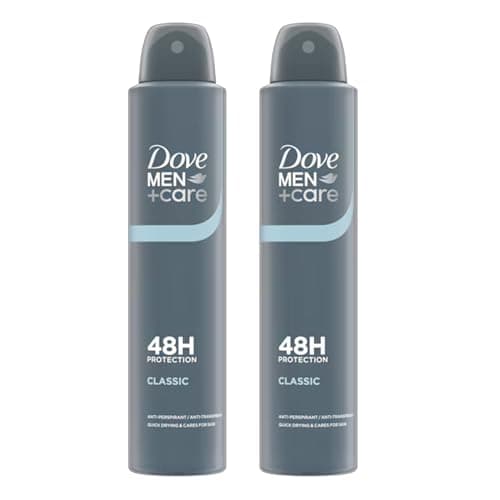 Image of Dove Men+Care Classic Anti-Perspirant Deodorant Spray | 48 Hour Protection, Quick Dry, Gentle on Skin | Click Customise for Buy Option
