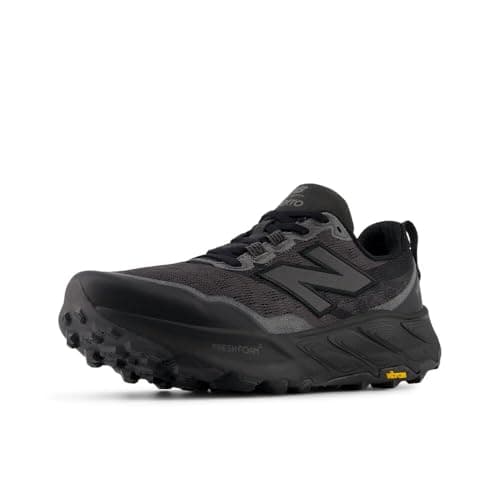 Image of New Balance Women's Fresh Foam X Hierro V9 Trail Running Shoes, Black Cement/Black, 10 Wide
