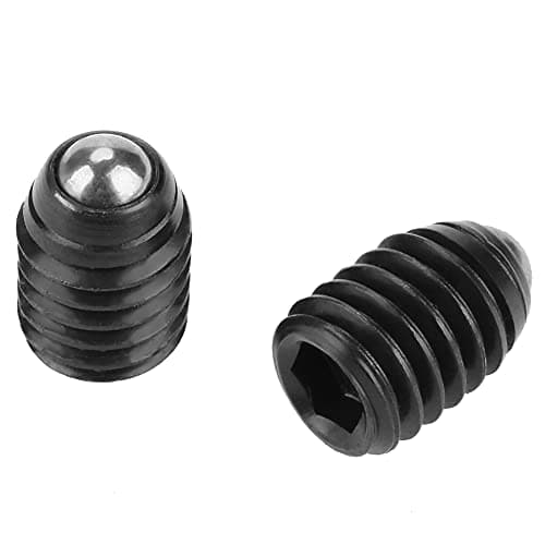 Image of Vistreck 10pcs M6 Carbon Steel Ball Spring Plungers Set for Accurate Positioning in Mechanical Applications (M6*10(10PCS))