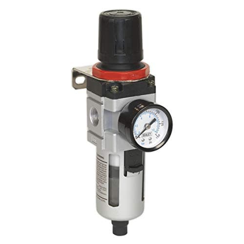 Image of Sealey Sa2001/Fr Air Filter/Regulator With Gauge Heavy-Duty