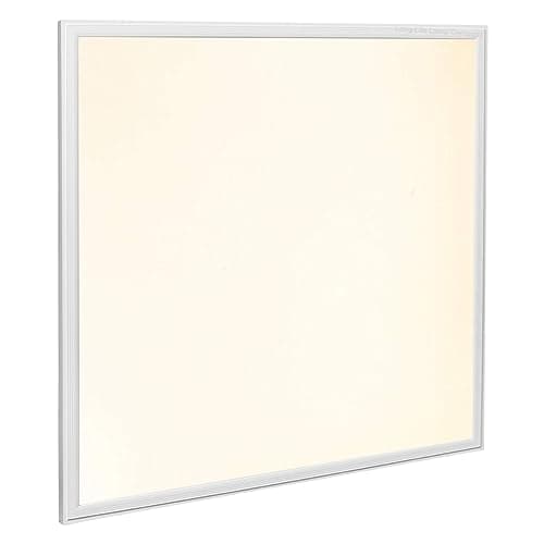 Image of Long Life Lamp Company 48w DIMMABLE LED Ceiling Panel Light 600 x 600 Warm White 3000k High Power Brightness Recessed Tile Light Includes Drivers and Heat Sink PBLWW
