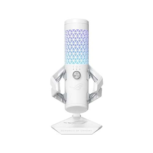 Image of ASUS ROG Carnyx USB Gaming Microphone (25mm condenser capsule, 192kHz/24-bit, cardioid, high-pass filter, built-in pop filter, metal shock mount, one-touch mute, USB, Aura Sync RGB)- Black