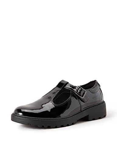 Image of Geox Girls J Casey Ballerina, Black, 7 UK
