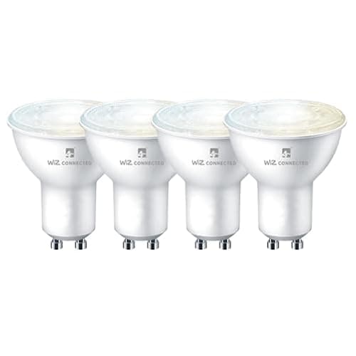 Image of 4lite Smart GU10 LED Bulb (5W) Pack of 4 Dimmable 370Lm 2700-6500K Tuneable White, Wi-Fi/Bluetooth Controlled - 4l1/8042x4
