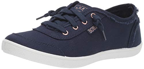 Image of Skechers Women's Bobs D'vine-Instant Delight Sneaker, Navy, 10
