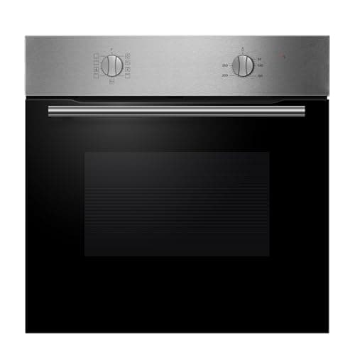 Image of Cookology Built-in Electric Fan Oven in Stainless Steel - 65 Litre Capacity – Single Oven with Grill - Mechanical Controls - A Energy Rating – BOFA65SS