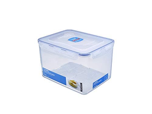 Image of Lock & Lock HPL838 Rectangular Storage Container - Clear/Blue, 9 L
