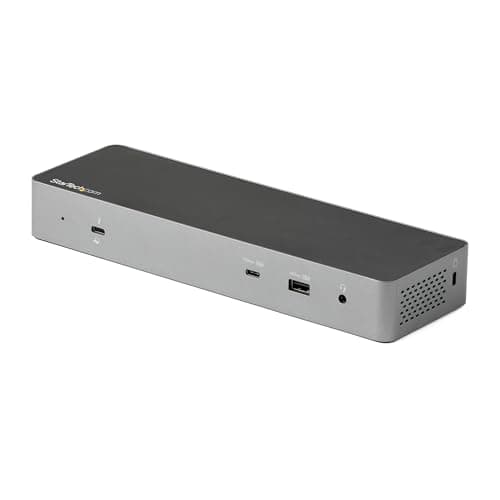 Image of StarTech.com USB C Docking Station for Macbook Pro/Air-M1,M2,M3,M4, Dual 4K 60Hz, Single 8K, Thunderbolt Compatible, HDMI, DisplayPort, 10Gbps USB Type-C Laptop Dock, 96W Power Delivery (TB3CDK2DHUE)