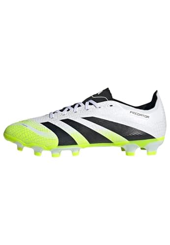 Image of adidas Unisex Predator League Multi Ground Football Boots, FTWR White/core Black/Lucid Lemon, 9 UK