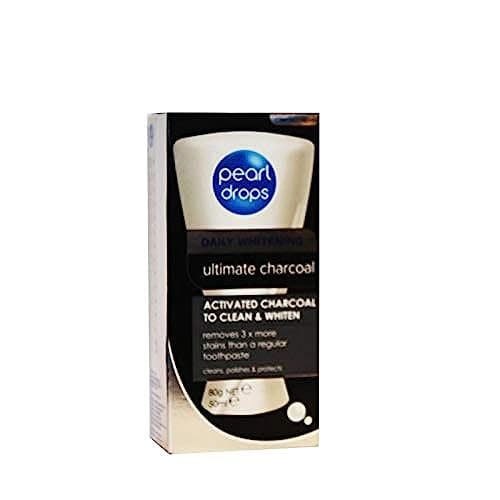 Image of 4lite Pearl Drops Daily Whitening Ultimate Charcoal Toothpaste, 50 ml