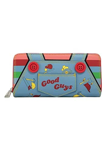 Image of Loungefly 196568 Childs Play Chucky Cosplay Zip Wallet