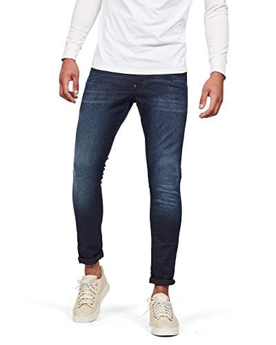Image of G-STAR Men's Revend Skinny, Blue (dk Aged 51010-6590-89), 36W / 30L