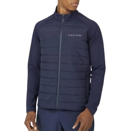 Image of Castore Hybrid Jacket, Men's Golf Jacket, Standard, navy, L