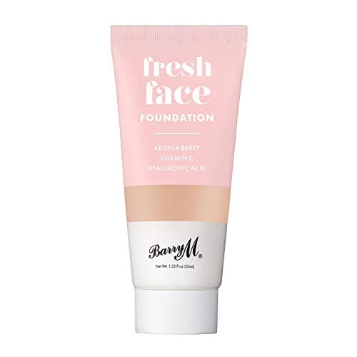 Image of Barry M Cosmetics Fresh Face Lightweight Liquid Foundation Infused With Hyaluronic Acid And Vitamin C, Shade 7