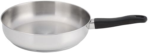 Image of Judge Vista Stainless Steel Uncoated 28cm Skillet Frying Pan, Induction Ready, Oven & Dishwasher Safe