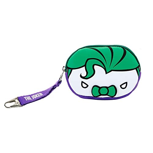 Image of DC Comics Joker Chibi-Pill Coin Purse, Green, 12 x 8.5 cm