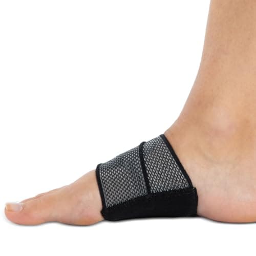 Image of JML Ez Stride Arch Support Foot Strap - Adjustable Compression Band & 2 Interchangeable Inserts, Helps Reduce Foot Fatigue and Supports Arches, Can be Worn in or Over Socks, Fits Any Shoe