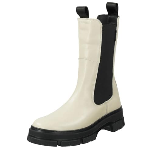 Image of GANT FOOTWEAR Women's Monthike Chelsea Boot, Cream, 4.5 UK