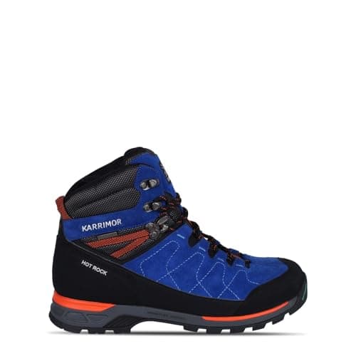 Image of Karrimor Hot Rock Mens Walking Boots Blue/Orange 10 (45)