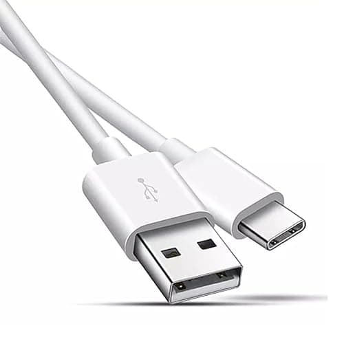 Image of USB C Charger Cable, USB to USB C Cable Fast Charging Compatible for iPhone 15, Samsung Galaxy S23 S22 S21 Note 10 9 8, Huawei, Google Pixel, Sony Xperia-White (2 Meter)