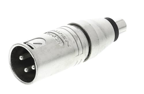 Image of 3 Pin XLR Male to Phono Socket Adaptor
