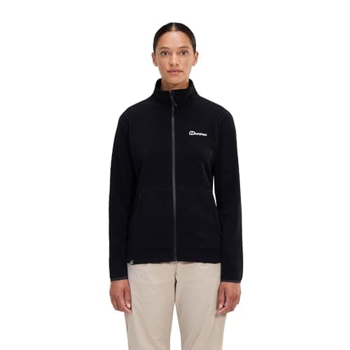 Image of Berghaus Women's Prism 2.0 Micro Interactive Full Zip Fleece Jacket | Added Warmth | Flattering Style | Durable Fleece Full Zip, Black, 16