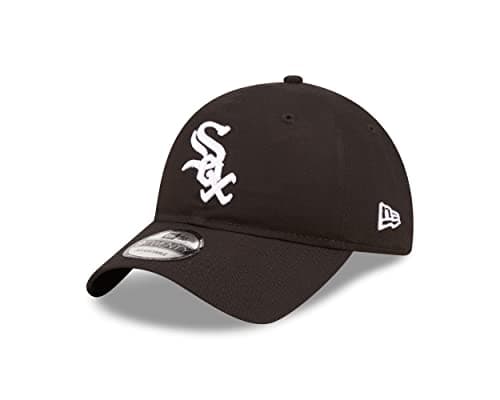 Image of New Era Chicago White Sox MLB League Essential Black 9Twenty Unstructured Strapback Cap - One-Size