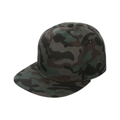 Image of Qchomee Camo Baseball Cap Men Breathable Quick Dry Sun Hat UV Protection Hat Women Vintage Baseball Cap Cotton Unisex Summer Outdoor Sports Hat Visor Snapback Cap (UK, Alpha, One Size, Army Green)