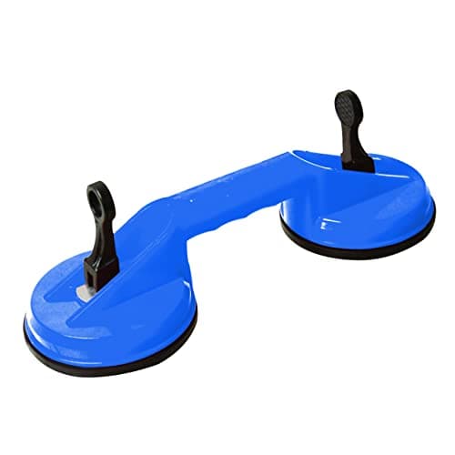 Image of Silverline Double Suction Pad 70kg (675088), Blue