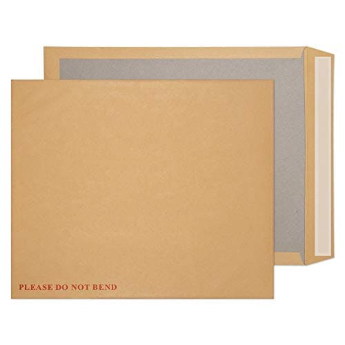 Image of Blake Purely Packaging C3+ 444 x 368 mm Board Back Pocket Peel & Seal Envelopes (6200) Manilla - Pack of 50