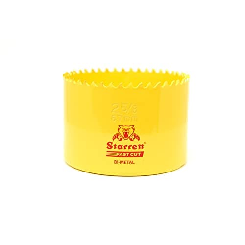 Image of Starrett HSS Bi-Metal Fast Cut Hole Saw - 67mm - For Metal, Wood, Plastics