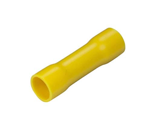 Image of GTSE 100 Pack of Yellow Butt Connectors - 5.5mm - Premium Pre-insulated Crimp Terminals