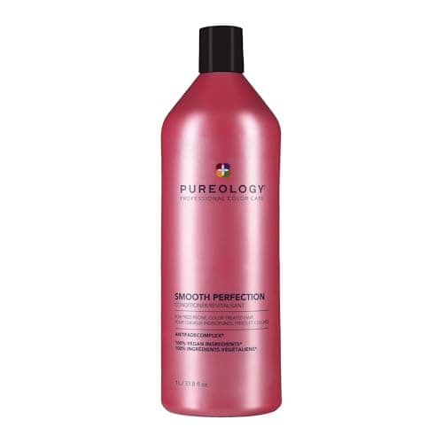 Image of Pureology | Smooth Perfection | Smoothing Conditioner, For Frizz-Prone, Colour Treated Hair, Vegan Formulas, Sulphate Free, 1000ml