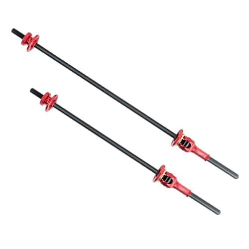 Image of Gurtt Titanium Bicycle QR Skewer Lever MTB Road Bike Wheel Hub Ultralight Carbon Fiber Handle Quick Release Skewer,Red