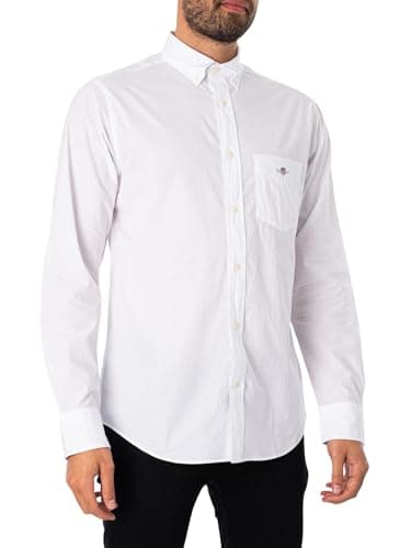 Image of GANT Mens Poplin Shirt White L