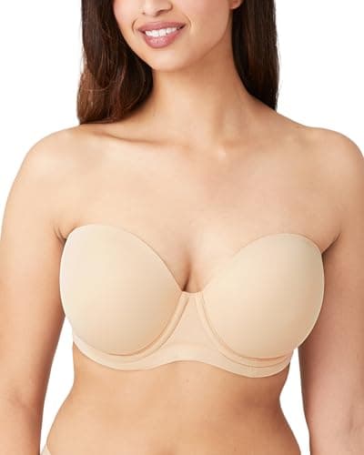 Image of Wacoal Women's Red Carpet Strapless Bra Bustier, Sand, 36C