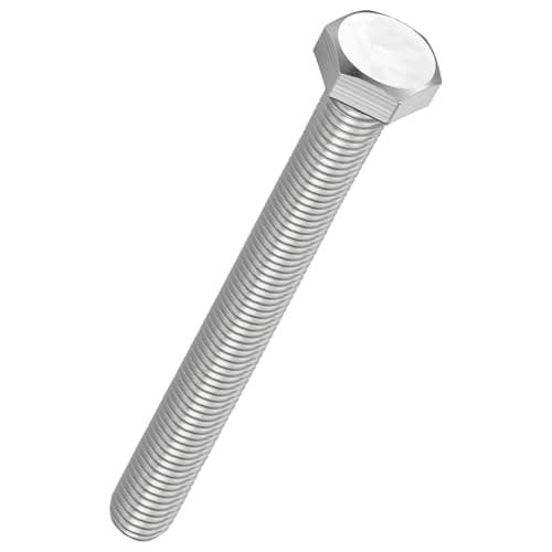 Image of Kozelo 2 Pcs Hex Head Screws Bolts - [M14-2x150] 304 Stainless Grade A2-70 Steel Fully Threaded Hex Tap Metric Hexagon Head Machine Bolts Right Hand External Hex Drive, Silver