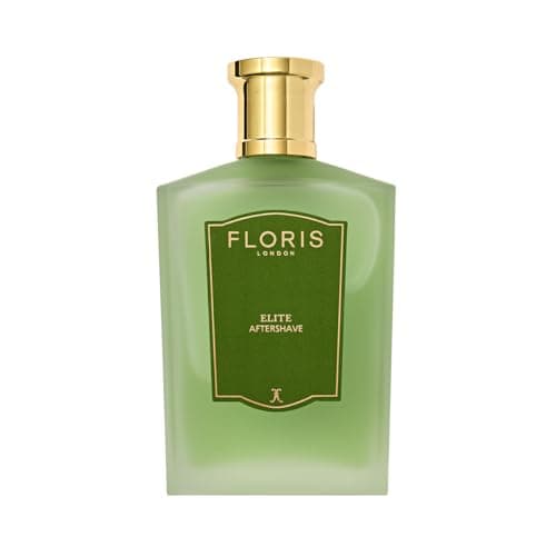 Image of Floris London Elite Aftershave (100 ml) | Fresh & Woody Masculine Scent | Enhanced with Fir Balsam, Cedarwood, Bay & Patchouli | Contains Witch Hazel to Moisturise Skin | Signature Aroma for Men