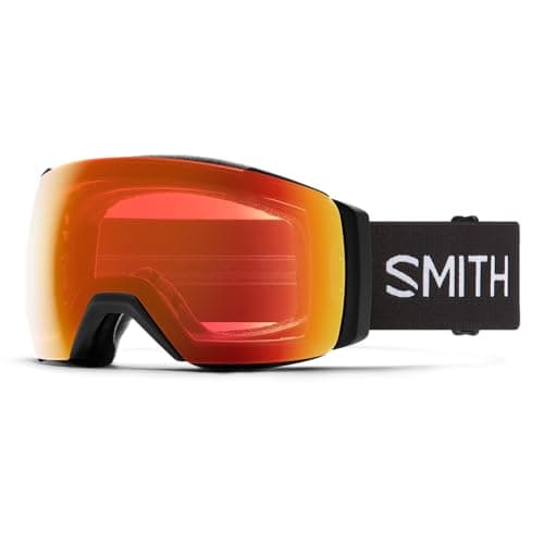 Image of SMITH OPTICS I/O MAG XL Ski- Snowboardbrille BLACK 22 - ChromaPOP Red Mirror Everyday NEU