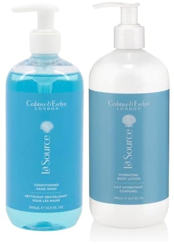 Image of Set of crabtree and evelyn | LA source | Hand wash and Body Lotion Set | 500mL Each