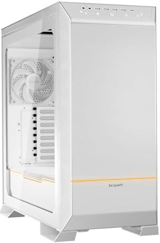 Image of be quiet! Dark Base Pro 901 White PC case, maximum airflow, 3x Silent Wings 4 PWM fans, virtually inaudible operation, flexible motherboard tray for an inverted layout, ARGB lighting, BGW51
