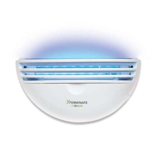 Image of Xterminate LED Wall Mounted Sticky Fly Trap Killer Glue Board Unit Electric 7W, for Capturing Flies, Mosquitoes, Moths and Flying Insects, Restaurants, Kitchens, Schools, Cafes