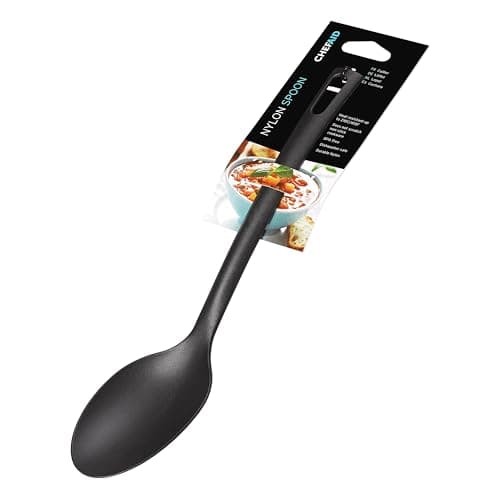 Image of Chef Aid Black Nylon Solid Spoon