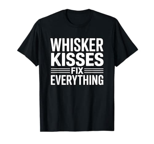 Image of Whiskers Kisses Fix Everything T-Shirt