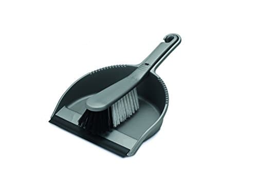 Image of Addis Everyday Soft Dustpan & Brush Set, built to last, MO, Metallic