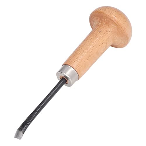 Image of OVAQUIXI Wood Carving Chisel Set, Beech Steel Tools for Spoon Carving, Straight Gouge Blades for Woodworking