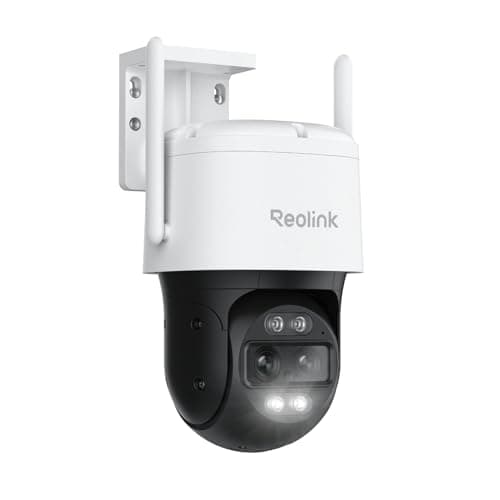 Image of Reolink 4K PTZ Dual Lens Wi-Fi Outdoor Camera, 360° Rotation & 90° Tilt, 6X Hybrid Zoom, People/Vehicle/Animal Detection, Auto Tracking, Color Night Vision, TrackMix WiFi
