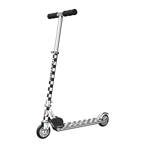 Image of Razor A Kick Scooter Special Edition Checked Out – Folding Scooter For Kids