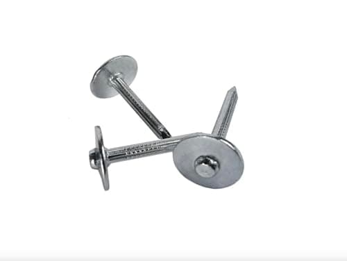 Image of 30mm Masonry Nails Large Head Brick Wall Concrete Strap Nail Extra Large Washer Head 100 PACK