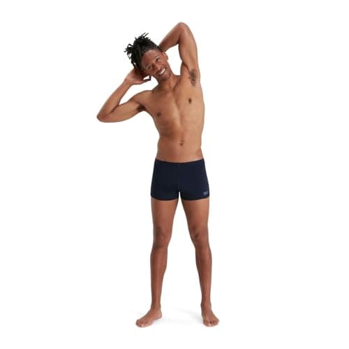 Image of Speedo Men's Eco Endurance+ Aquashort Swimming Trunks | Chlorine Resistant | Recycled Fabric | Swim Fitness | Training | Holiday Swimwear True Navy